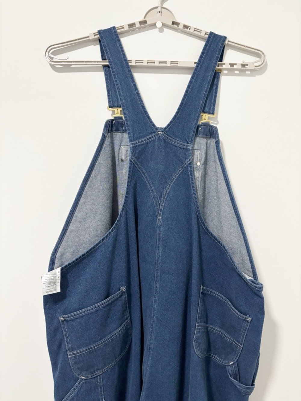 Carhartt Denim Work Bib Overalls Mens Size 54 Big and Tall Workwear Outdoor Farm - Picture 7 of 11